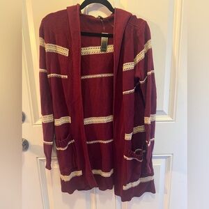 Lety & Me Hooded Cardigan - M